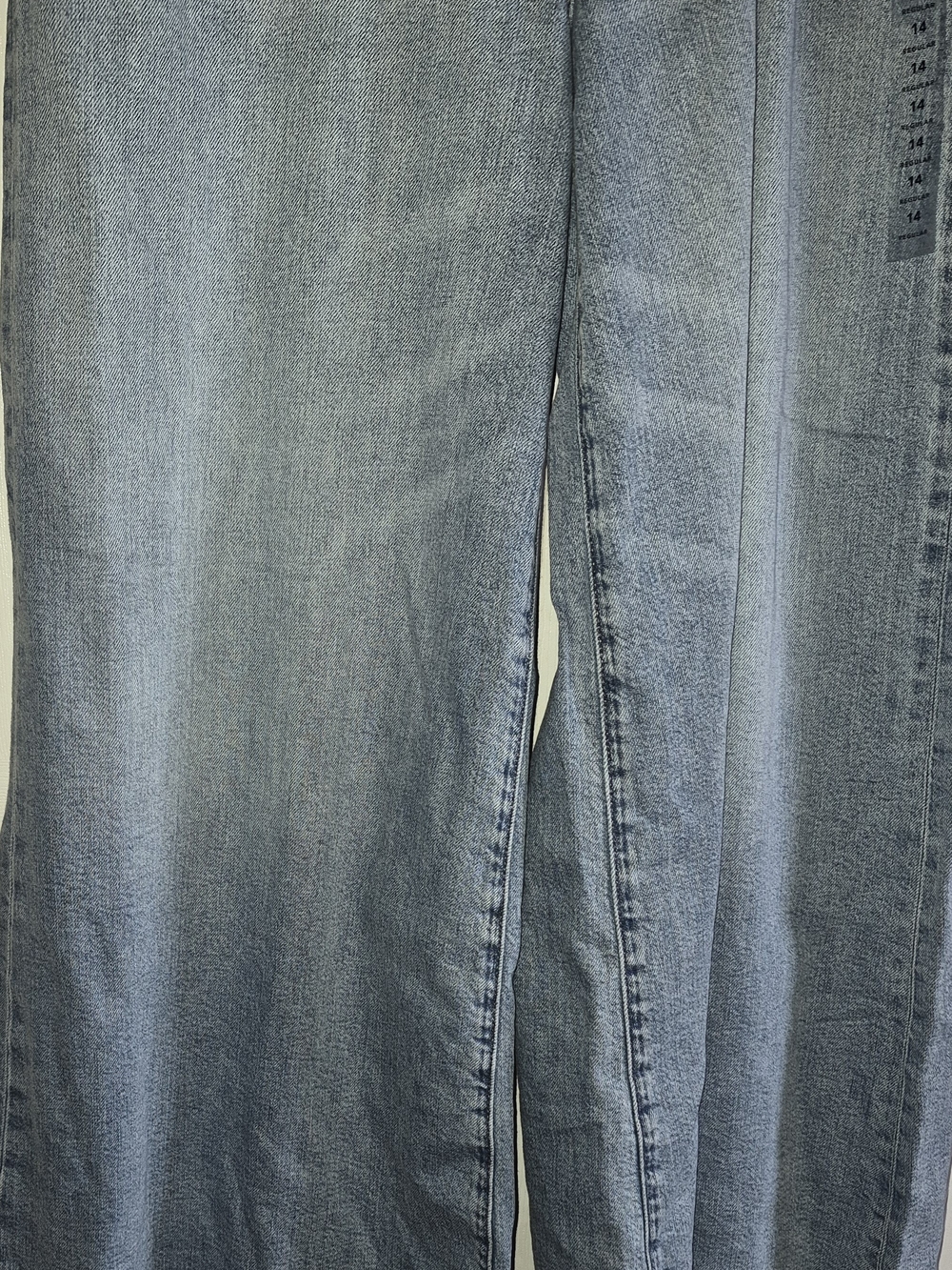 AMERICAN EAGLE A- LINE fit Light Blue Wide-Leg Jeans - Picture 9 of 14